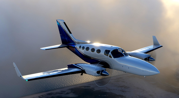 Cessna C414 Chancellor N105TH - for Microsoft Flight Simulator