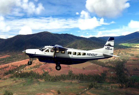 Asobo and Black Square C208 Alaska Air Transit N645AT - for Microsoft Flight Simulator