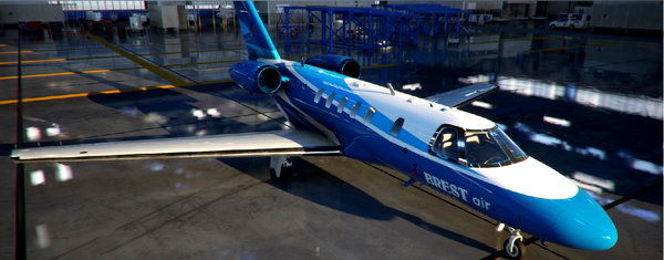 Cessna Citation CJ14 BREST air - for Microsoft Flight Simulator