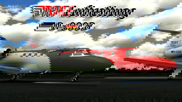 Cessna Citation CJ4 DRF Luftrettung "D-CCCB" - for Microsoft Flight Simulator