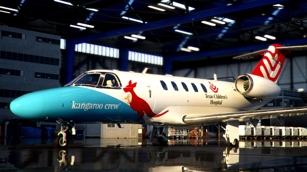 Cessna Citation CJ4 "N990TC" Texas Children's Hospital - for Microsoft Flight Simulator
