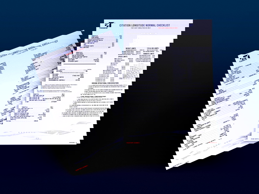Cessna Citation Longitude Normal Checklist - for Microsoft Flight Simulator