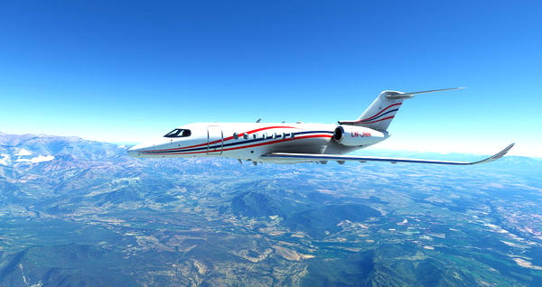 Sundt Air LN-JHH Cessna Citation Longitude (Request) - for Microsoft Flight Simulator