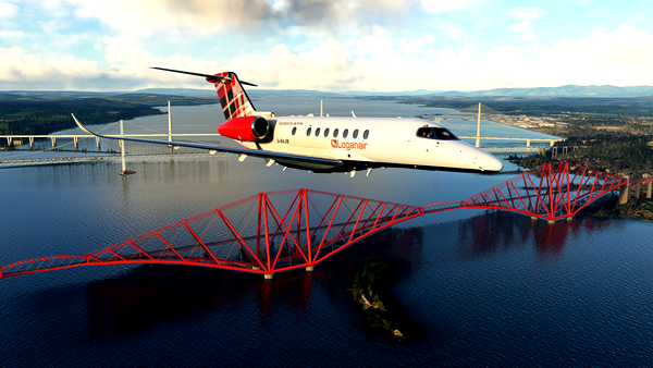 Cessna Longitude Loganair G-SAJB - for Microsoft Flight Simulator