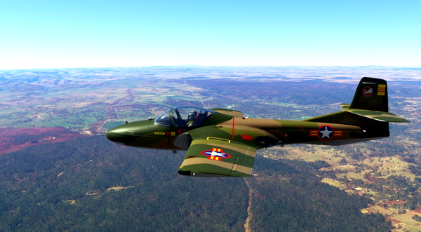 Cessna T-37B south vietnam air force livery - for Microsoft Flight Simulator