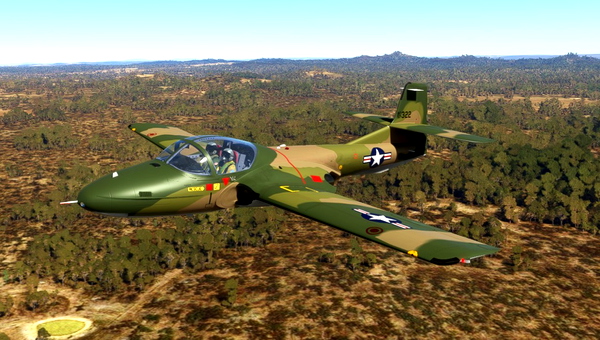 Cessna T-37B USAF 57322. - for Microsoft Flight Simulator