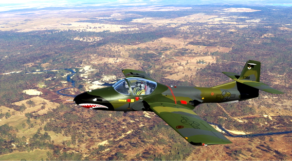 Cessna T-37B USAF AF57 388. 37th Flying Training Squadron. - for Microsoft Flight Simulator