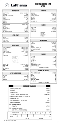 Checklist Air Berlin FENIX A320 Engine CFM56 for Microsoft Flight ...