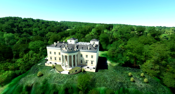 Château de Rastignac French White House - for Microsoft Flight Simulator