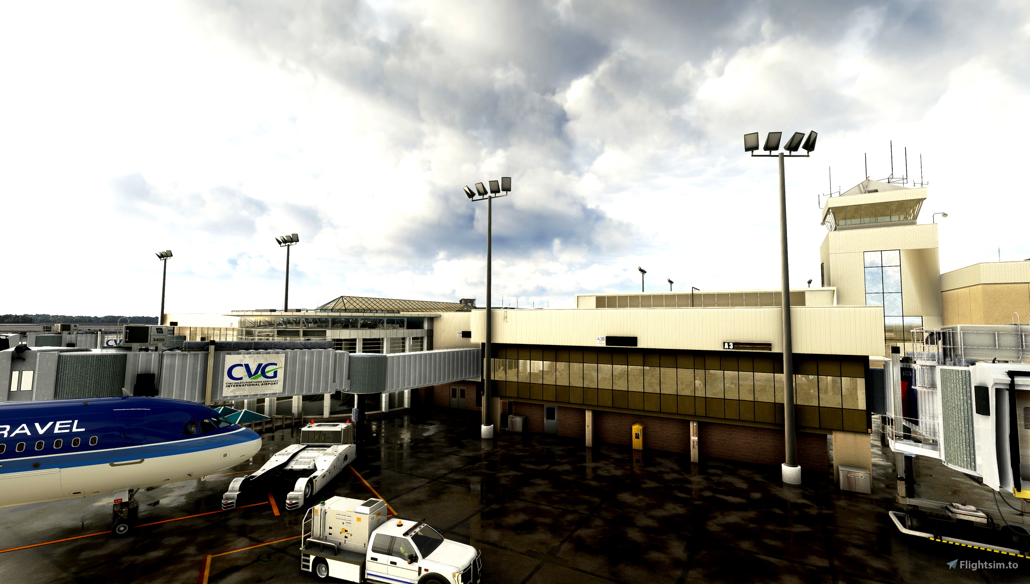 Skyline Simulations » KCVG Cincinnati International Airport