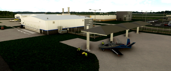 Cirrus Aircraft Vision Center at KTYS - for Microsoft Flight Simulator