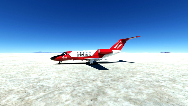 Citation CJ4 NSW RFS FireScan 201 - for Microsoft Flight Simulator