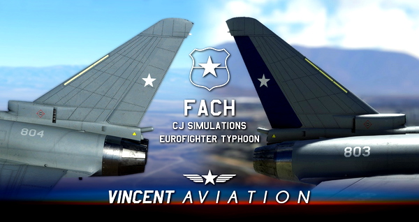 CJ Simulations Eurofighter Typhoon Fuerza Aérea de Chile (Concepto) - for Microsoft Flight Simulator