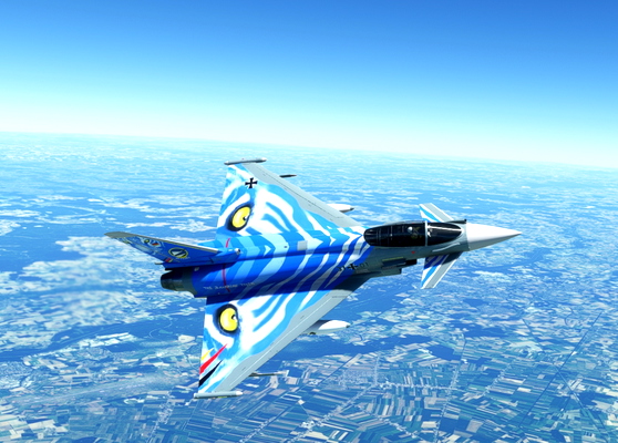 CJ Simulations Typhoon Bavarian Tiger 31+01 - for Microsoft Flight Simulator