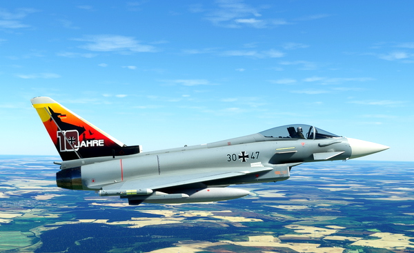 CJ Simulations Typhoon TktLwG73 30+47_1.1 - for Microsoft Flight Simulator