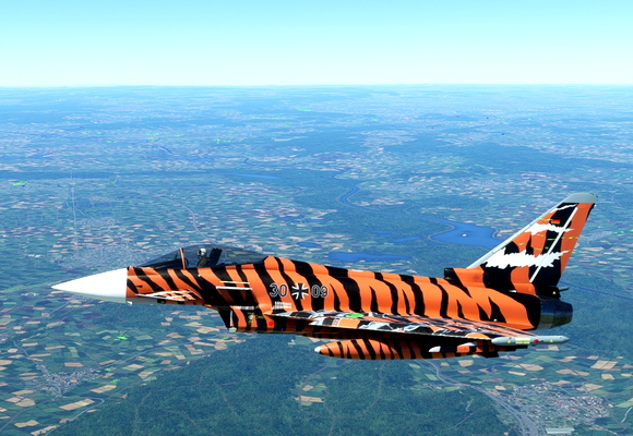CJ Simulations Typhoon JG74 30+09 - for Microsoft Flight Simulator