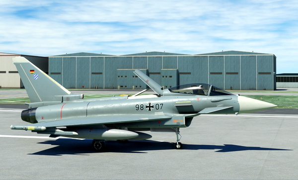 CJ Simulations Typhoon WTD61 98+07 - for Microsoft Flight Simulator