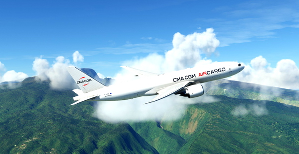 CMA CGM Air Cargo CaptainSim 777-200F - for Microsoft Flight Simulator