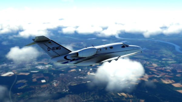 Cockspur C510 Mustang D-IEMG | 4K - for Microsoft Flight Simulator