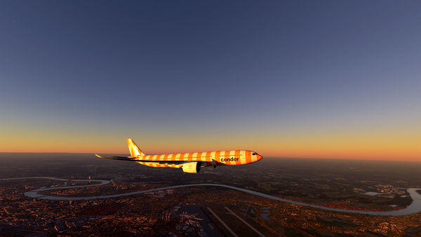 Condor Yellow (Sunshine) 2022 | Headwind Airbus A330-900neo - for Microsoft Flight Simulator