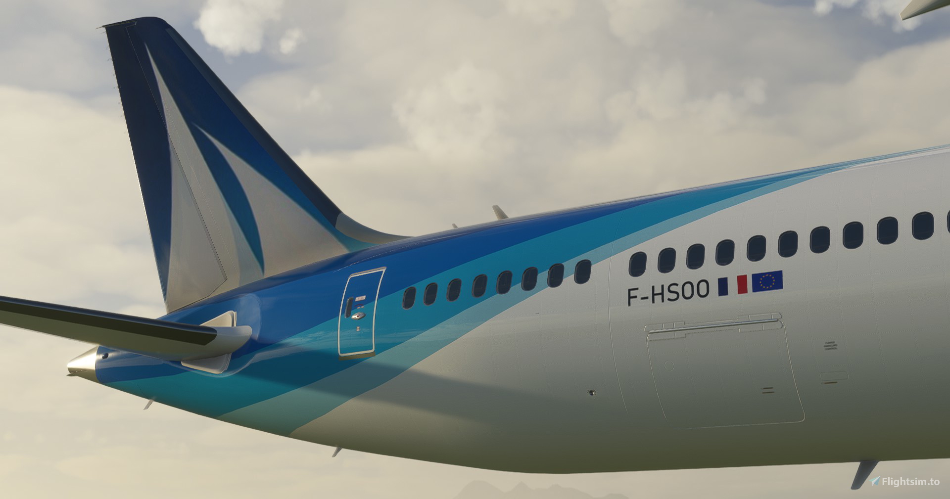 Corsair International Asobo B787-10 For Microsoft Flight Simulator | MSFS