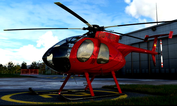 Cowan Sim MD500E - HB-XUN - for Microsoft Flight Simulator