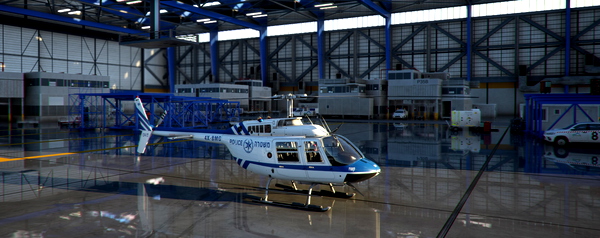 CowanSim 206B3 - Israeli Police - for Microsoft Flight Simulator