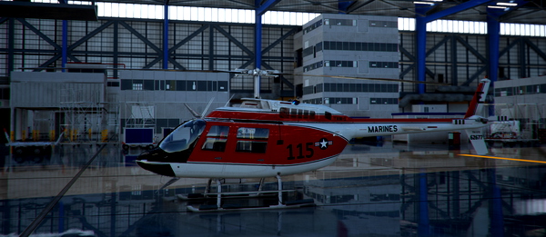 CowanSim 206B3 MARINES United States Marine Corps TH-57C SeaRanger - for Microsoft Flight Simulator