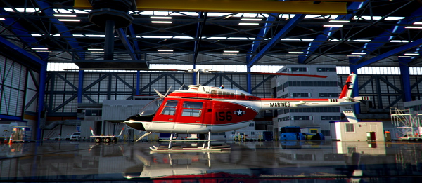 CowanSim 206B3 MARINES United States Marine Corps TH-57B SeaRanger - for Microsoft Flight Simulator