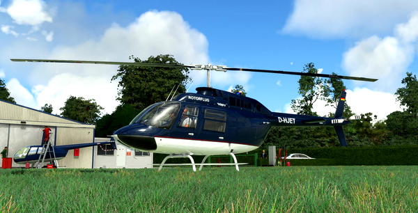 CowanSim 206B3 Rotorflug D-HJET - for Microsoft Flight Simulator