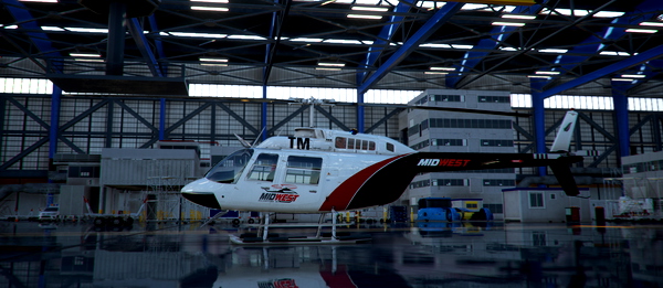 CowanSim 206B3 ZK-HTM ZK-HTM (Midwest Helicopters NZ) - for Microsoft Flight Simulator
