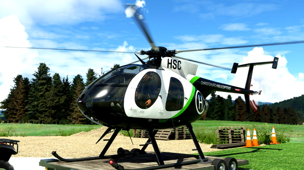 Cowansim 500E - ZK-HSC Christchurch Helis - for Microsoft Flight Simulator