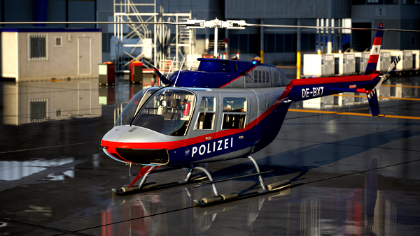Cowansim Bell 206 Austrian Police OE-BXT - for Microsoft Flight Simulator