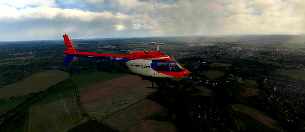 Cowansim Bell 206B3 | D-HIPY | AIR LLOYD - for Microsoft Flight Simulator