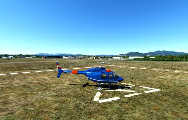 Cowansim Bell Jetranger III Austrian Flugpolizei - for Microsoft Flight Simulator