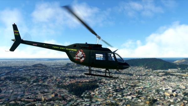 Cowansim Bell TH-57 Sea Ranger Fuerza Aerea Ecuatoriana - for Microsoft Flight Simulator