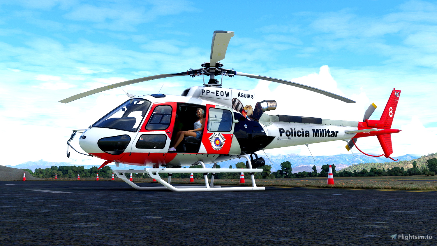 Mods GTA San Andreas: Helicoptero Aguia 11 PMESP