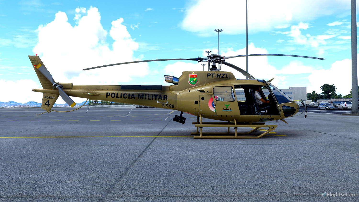 Helicóptero do Exército Brasileiro GTA SA PC/Android 