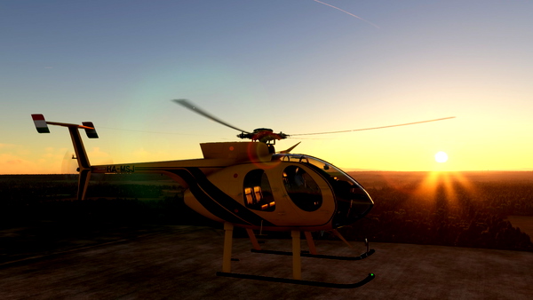 CowanSim MD-500E Air Service Hungary - for Microsoft Flight Simulator