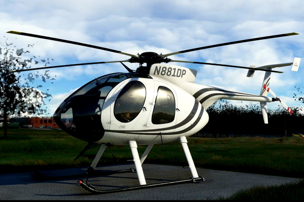 Cowansim MD500E - Factory stripes - for Microsoft Flight Simulator