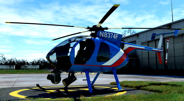 Cowansim MD500E - Houston Police - for Microsoft Flight Simulator