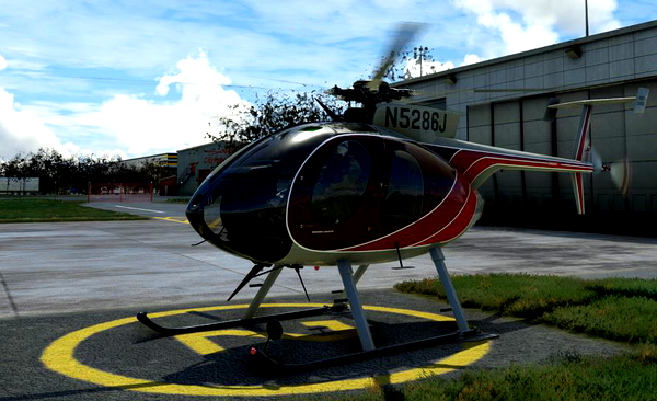 Cowansim MD500E - N5286J - for Microsoft Flight Simulator