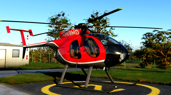 Cowansim MD500E - US & UK fictional repaint - for Microsoft Flight Simulator