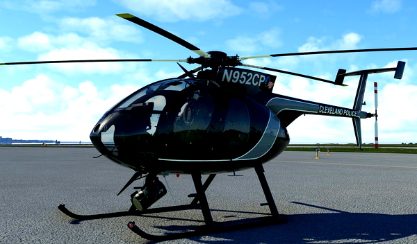 Cowansim MD500E Cleveland Police N952CP - for Microsoft Flight Simulator