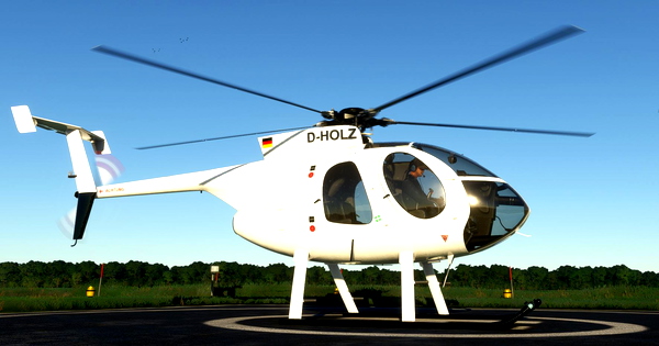 CowanSim MD500E D-HOLZ Repaint - for Microsoft Flight Simulator