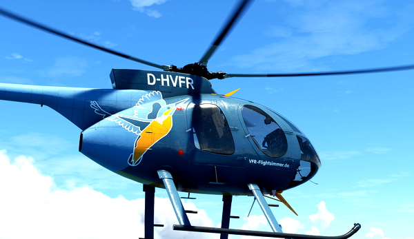 Cowansim MD500E D-HVFR VFR-Flightsimmmer.de - for Microsoft Flight Simulator