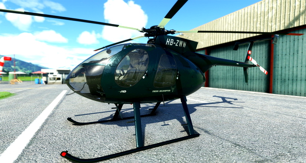 CowanSim MD500E Fuchs Helikopter HB-ZWW - for Microsoft Flight Simulator