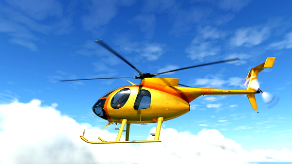Cowansim MD500E Gold - for Microsoft Flight Simulator