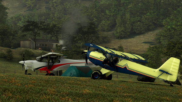 Cream Stol Fox - for Microsoft Flight Simulator