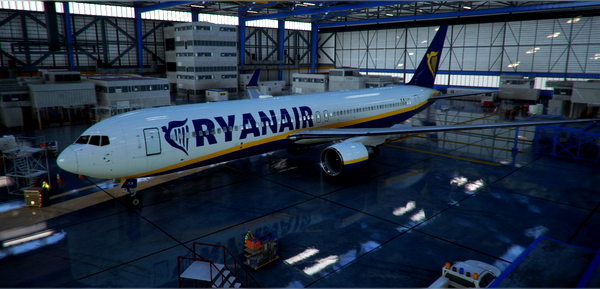 CS BOEING 767-300 ER - RYANAIR - for Microsoft Flight Simulator